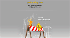 Desktop Screenshot of padprinting.com